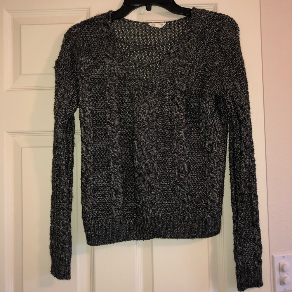 Gray sweater